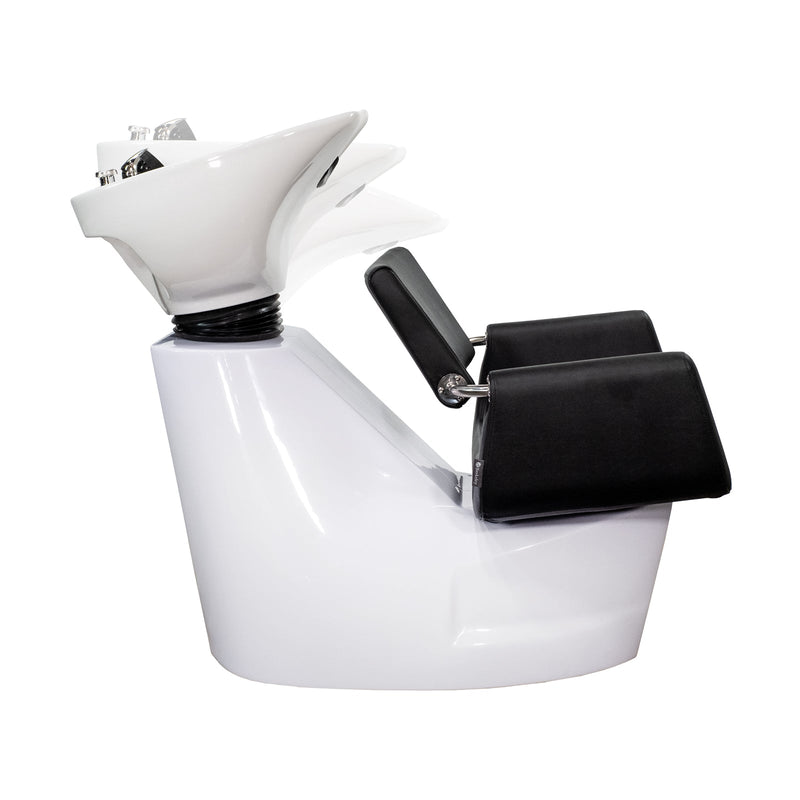 ARON II SHAMPOO BACKWASH UNIT WITH UPC CERTIFIED FAUCET - HON-BWSH-2929-WHT-KIT