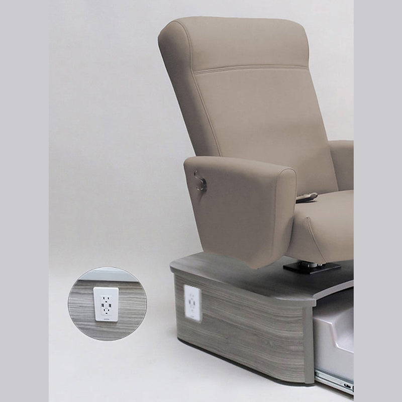 Belava Element Pedicure Chair No Plumbing - CH-ELM-NLP-TBK